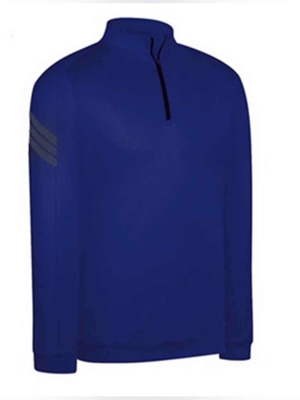 Adidas Climalite Performance 1/4 Quarter Zip Men’s pullover Royal Blue